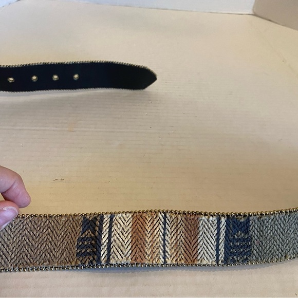 Vintage Paul Harris Blanket Style Belt Studded Western Color Size M/L NWT - Picture 8 of 14